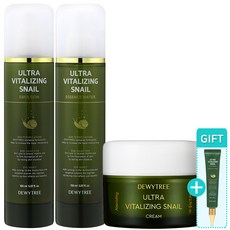 듀이트리 울트라 바이탈라이징 스네일 크림 80ml + 워터 150ml + 에멀전 150ml