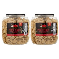Utz 유티지 포크라인즈 돼지껍데기 과자 무탄수화물 Quality Original Fried Pork Rinds 18oz 510.3g 2팩, 1개