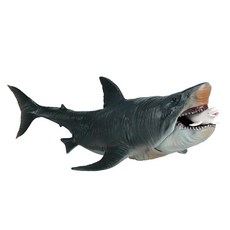 DAMMAIDDAO 조기 학습 장난감 소년 어린이를위한 그려진 상어 그림 메갈로돈 모델 동물, 27x14x10cm, 다중, 플라스틱, 1개