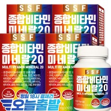 순수식품 SSF 종합비타민 미네랄 20