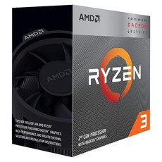 AMD 라이젠 3 데스크탑 프로세서 4코어 언락 라데온 그래픽 (3200G). - 라이젠3200g