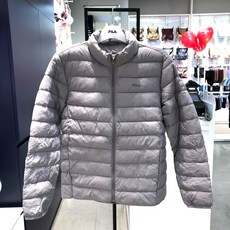 [휠라언더웨어] FILA 휠라 남성 경량 하프넥 쟈켓 (STO) 물세탁이 가능한 친환경 첨단 소재인 쏠라볼 남자 경량 패딩 점퍼 "한정판매"