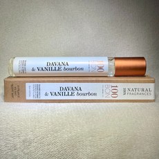 100BON Davana & Vanille Bourbon Cologne 100% Natural Travel Spray .5oz 15ml NIB