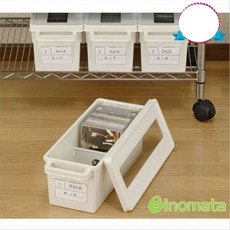  D14 일본 이노마타 CD케이스 DVD케이스 깔끔한 정리 대 공간 선반 주방 소품 다용도 미니 철제, CD 케이스 