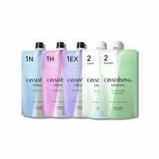 시세이도 매직약 크리스탈라이징 스트레이트크림 파마약 400g, N (손상모), 크림(수분부드러움), 빗, 1개