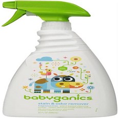 Babyganics 얼룩 및 냄새 제거제 무향 32 oz, 단일상품