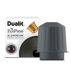 Dualit 독일배송듀얼릿의 에코프레스 알루미늄 커피 캡슐 재활용 도구 네스프레소 호환 재활용 도구 듀얼릿 네스프레소 캡슐 커피 찌꺼기 프리미엄 친환경 도구.-45453, 단일옵션