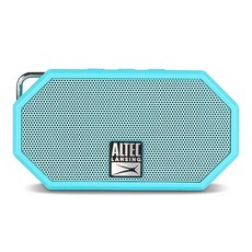 Altec Lansing 미니 H2O - 무선 블루투스 방수 스피커 플로팅 IP67 휴대용 강력한 베이스 풍부한 스테레오 시스템 마이크 30피트 범위 경량 6시간 배터리 아쿠아 블, Aqua