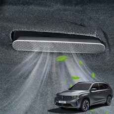 윙가디움 르노 그랑 콜레오스 전용 시트 하단 송풍구 커버 악세사리 용품 (24년~), 블랙 (2개1세트), 블랙(2개1세트)