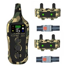 usb dog training electric collar pet dog 800m remoter control course 짖는 진동 전자 ecollar 방수 장치, 위장 2 칼라, 1개