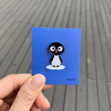 이루리북스 [쩌저적] 굿즈 펭귄 뱃지