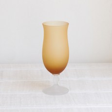 ()(시시호시)옐로 미스트 튤립 글라스 컵(YELLOW MIST TULIP GLASS CUP), 1개