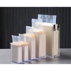 쌀 진공 포장 팩 몰드 케이스 아크릴 박스 거푸집 투명, 1, 4kg 쌀벽돌 13+7x23.3cm 아크릴