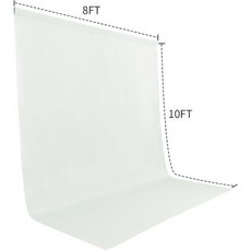 사진용 8FTX10FT 아이보리 스크린 배경 폴리에스터 사진 파티 비디오 및 텔레비전 1패널, 8x10 FT_Ivory