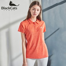 블랙캣츠 (Black CATS) 린넨 폴로 셔츠(BC182WTR)