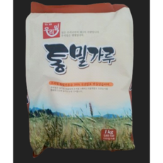 우리밀로 옛날 통밀가루, 1kg, 3개