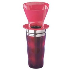 밀리타 여행용 커피메이커 세트, 빨간색
