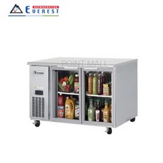 부성 B120CG-2RROS-E 유리도어 테이블냉장고, B120CG-2RROS-E (냉장)