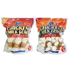 벨버드 치킨밀크껌 1kg S/M / 최소구매 2, Small - 벨버드치킨껌