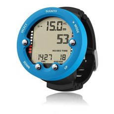 Suunto Zoop Novo 손목 스쿠버 다이빙 컴퓨터 블루 USB 없음 111729, 블루, USB 없음 - 스쿠버컴퓨터