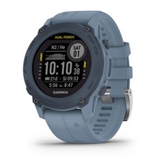 GARMIN 가민 다이빙컴퓨터 스킨스쿠버 시계 다이버워치 태양열 충전 Descent G1 Dual Power, 허리케인 블루, 허리케인블루