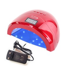 SUN1 LED/UV 젤네일 램프 48W, 레드, 1개