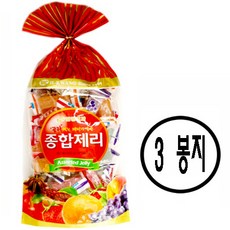 일광제과 종합젤리 추억의 젤리, 500g, 3개