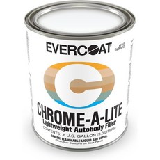 Evercoat 알루미늄 섬유유리 아연도금강 등을 위한 에버코트 크롬 A 라이트 바디 필러 0.8US 갤런 3L Q1052366 - 알루미늄도색