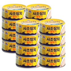 사조 살코기 참치 안심따개, 16개, 85g