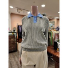 BCBG [올앤선드리] 케이블 카라P/O_ A3S2K335 97 [M/M GRAY]