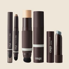 오브제 페이스 라인 스틱 + 내추럴 커버 파운데이션 + 무드 체인지 립밤 세트, 라인 스틱 + 파운데이션 베이지 + 립밤