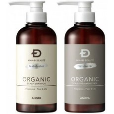 ANGFA 샴푸 안 퍼 (ANGFA) 스 카르 프 D 보테 타고난 스타 샴푸 트리트 메트 팩 350ml 여성용 유기농 샴, 1