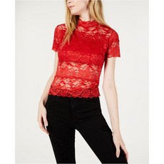 [게스]긴팔티/블라우스Shayna Mock-Turtleneck Lace Top