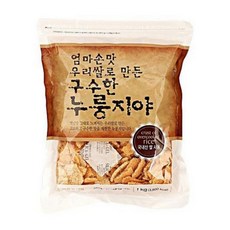 엄마손맛 우리쌀로 만든 구수한 현미누룽지야, 1kg, 1개