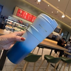 onse 스타벅스 파스텔 빨대 텀블러, 500ml, 스카이블루