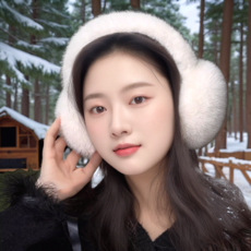 에이필미 털안빠지는 겨울 방한 털 귀마개