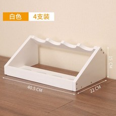 WARM와인랙 와인거치대 장식 원목 와인 홀더 가정용 진열대, 6슬롯 레드, 1개