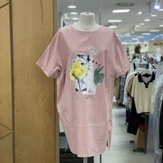르샵 르샵 앞판 프린팅 루즈핏 원피스 LJ4OP555