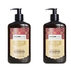 아르가니케어 리신 피마자유 캐스터 오일 샴푸 400ml 2개 (프랑스배송) Arganicare Ricin Castor Shampoo