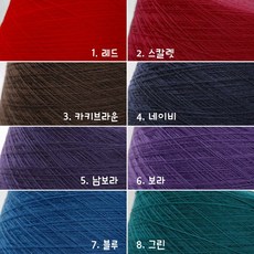 Zegna Baruffa 캐시울 _이태리수입사 뜨개실 털실, 1합, 1개, 4. 네이비