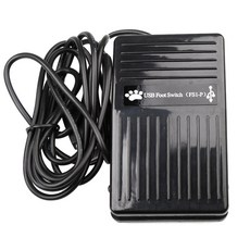 FWT 컴퓨터 노트북 용 USB 풋 페달 제어 스위치 게임 패드 키보드 마우스, 검은, 모델명