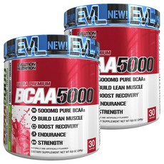 EVLUTIONNUTRITION BCAA 5000mg, 2개, 249g