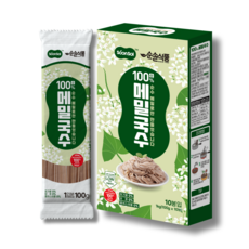 순솔 100% 메밀국수 100g 10개입, 1박스, 1kg