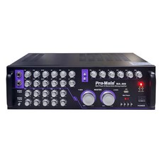 MA800 300W x 4채널 1200W 고출력 USB 블루투스 플레이어 내장 멀티 에코 믹싱 노래방 앰프 상품 이미지