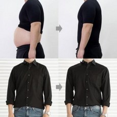 여름용남자속옷어깨뽕반팔티