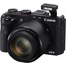 Canon PowerShot G3 X 디지털 카메라 (1 인치 센서 및 25 배 광학 줌 포함)-Wi-Fi 및 NFC 활성화 (검정), 단일옵션