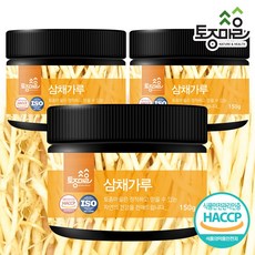 (주)토종마을 HACCP인증 국산 삼채가루 150g, 3개