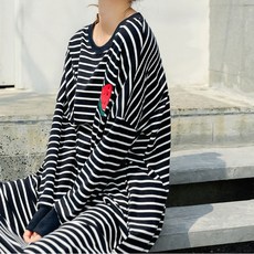 여성 모버핏 실내복 원피스 파자마