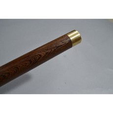 흑단봉 태극권 봉술 훈련 목도 수련 수행봉 연습용, 4. 길이68x직경2.8cm/구리 후프