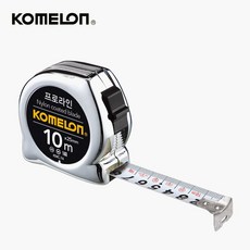 코메론 10M 줄자 프로라인 크롬 KMC-74 전문가용, 1개